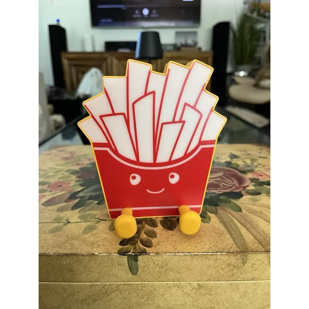 Led French Fry Phone Holder No Box No Batteries